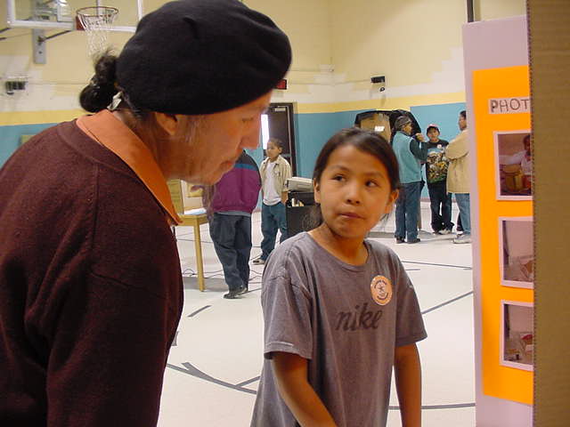 celeste and science fair judge