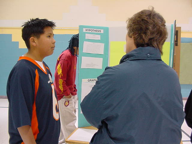 leander and science fair judge